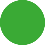 En grön cirkel