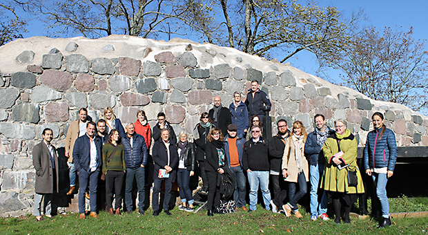 Fotografi av deltagarna i studieresan till Västervik.